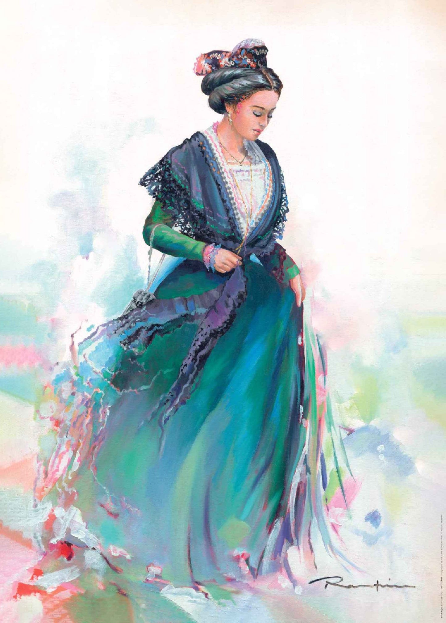 Affiche "Symphonie Chromatique" de Danielle RASPINI