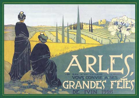 Carte Postale "Arlésiennes au Mont des Cordes" de Léo LELÉE