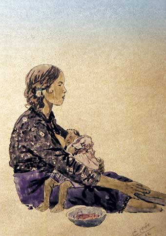 Carte Postale 12x17LL096 de Léo LELÉE