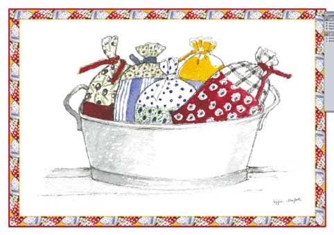 Carte Postale 12x17LN006 de Lizzie NAPOLI