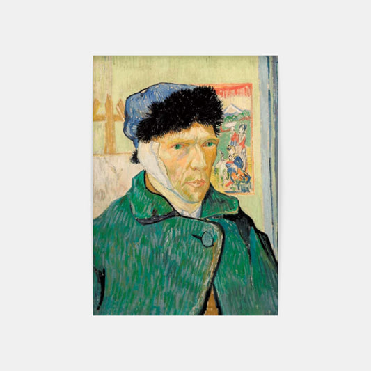 Carte Postale : "Autoportrait à l’oreille bandée" de Vincent VAN GOGH