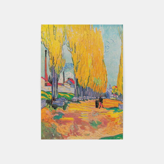 Carte Postale : "Les Alyscamps, Allée d’Arles" de Vincent VAN GOGH