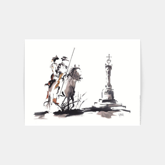 Carte Postale : "Couple de Camargue" de Tom GARCIA