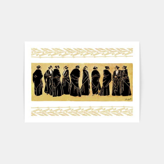 Carte Postale : "Les Tanagras" de Léo LELÉE