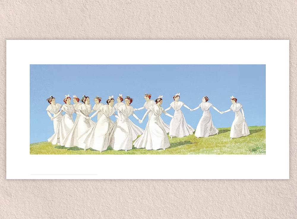 Affiche "Farandole blanche" de Léo LELÉE