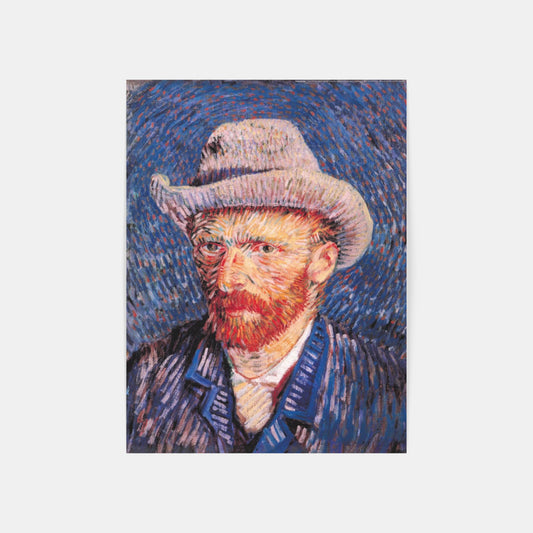 Carte Postale : "Autoportrait au chapeau de feutre" de Vincent VAN GOGH