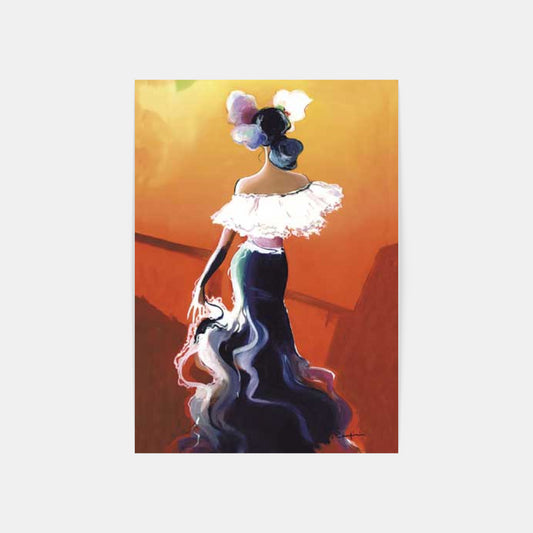 Carte Postale : "Sévillane en Feria" de Danielle RASPINI