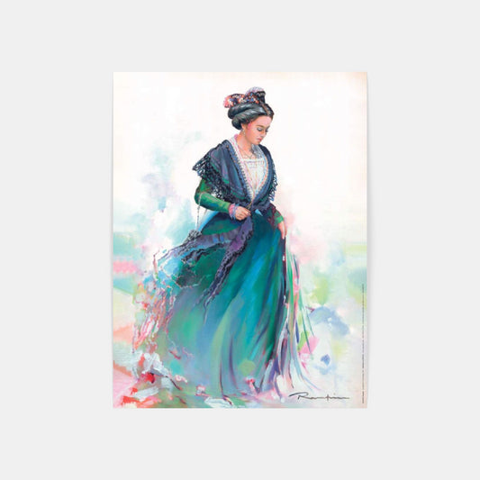Carte Postale : "Symphonie Chromatique" de Danielle RASPINI