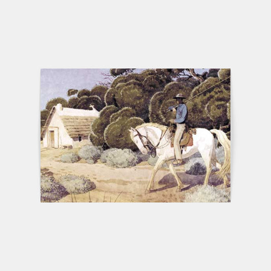 Carte Postale : "Gardian à la cabane" de Léo LELÉE