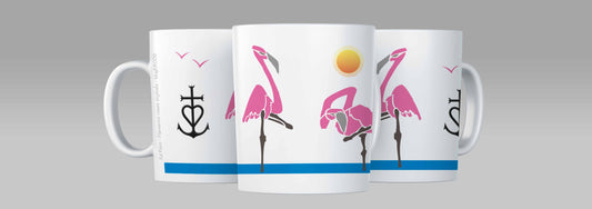 Lot de 2 Mugs "Flamants roses stylisés" d'Ed RECO