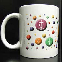 Lot de 2 Mugs "Croix de Camargue en dragées" d'Ed RECO