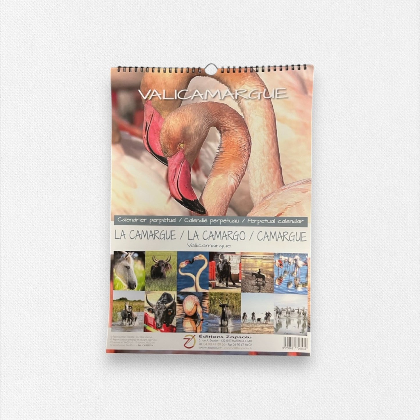 Calendrier perpétuel de Camargue de VALICAMARGUE