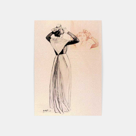 Carte Postale : "La Coiffe" de Léo LELÉE