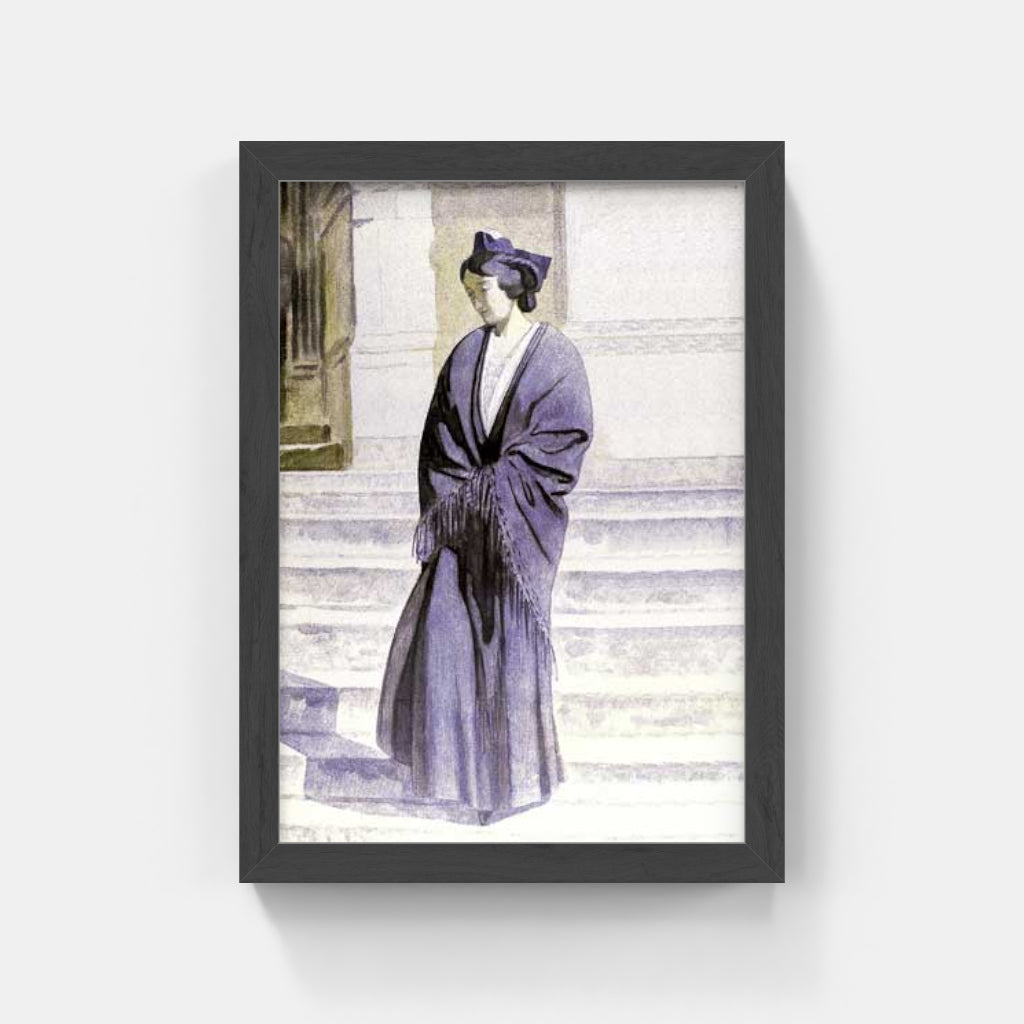 Carte Postale : "Arlésienne à Saint-Trophime" de Léo LELÉE