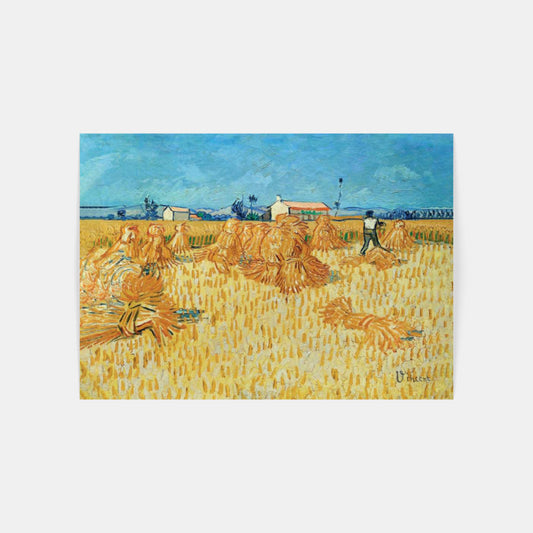 Carte Postale : "Moisson en Provence” de Vincent VAN GOGH