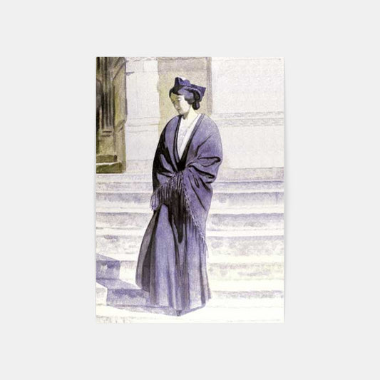 Carte Postale : "Arlésienne à Saint-Trophime" de Léo LELÉE