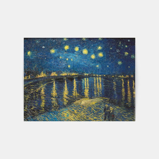 Carte Postale : "Nuit étoilée sur le Rhône" de Vincent VAN GOGH