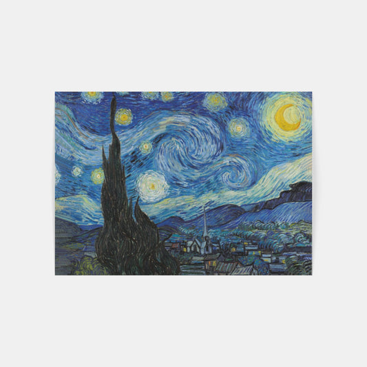 Carte Postale : "La nuit étoilée à Saint-Rémy" de Vincent VAN GOGH
