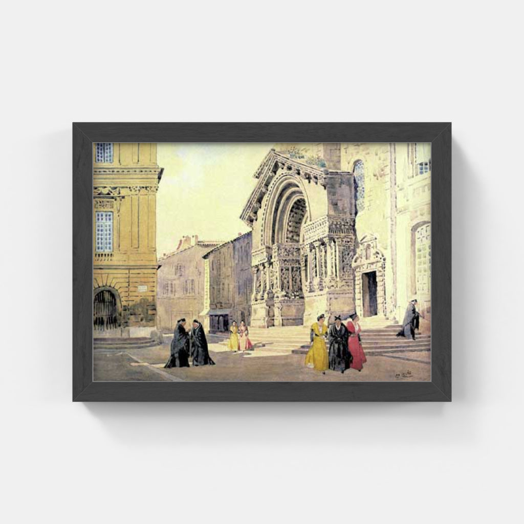 Carte Postale : "Saint-Trophime" de Léo LELÉE