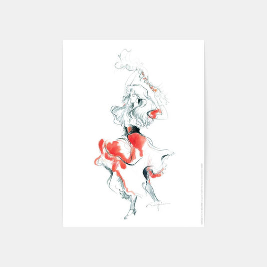 Carte Postale : "Flaminco 2024" de Danielle RASPINI