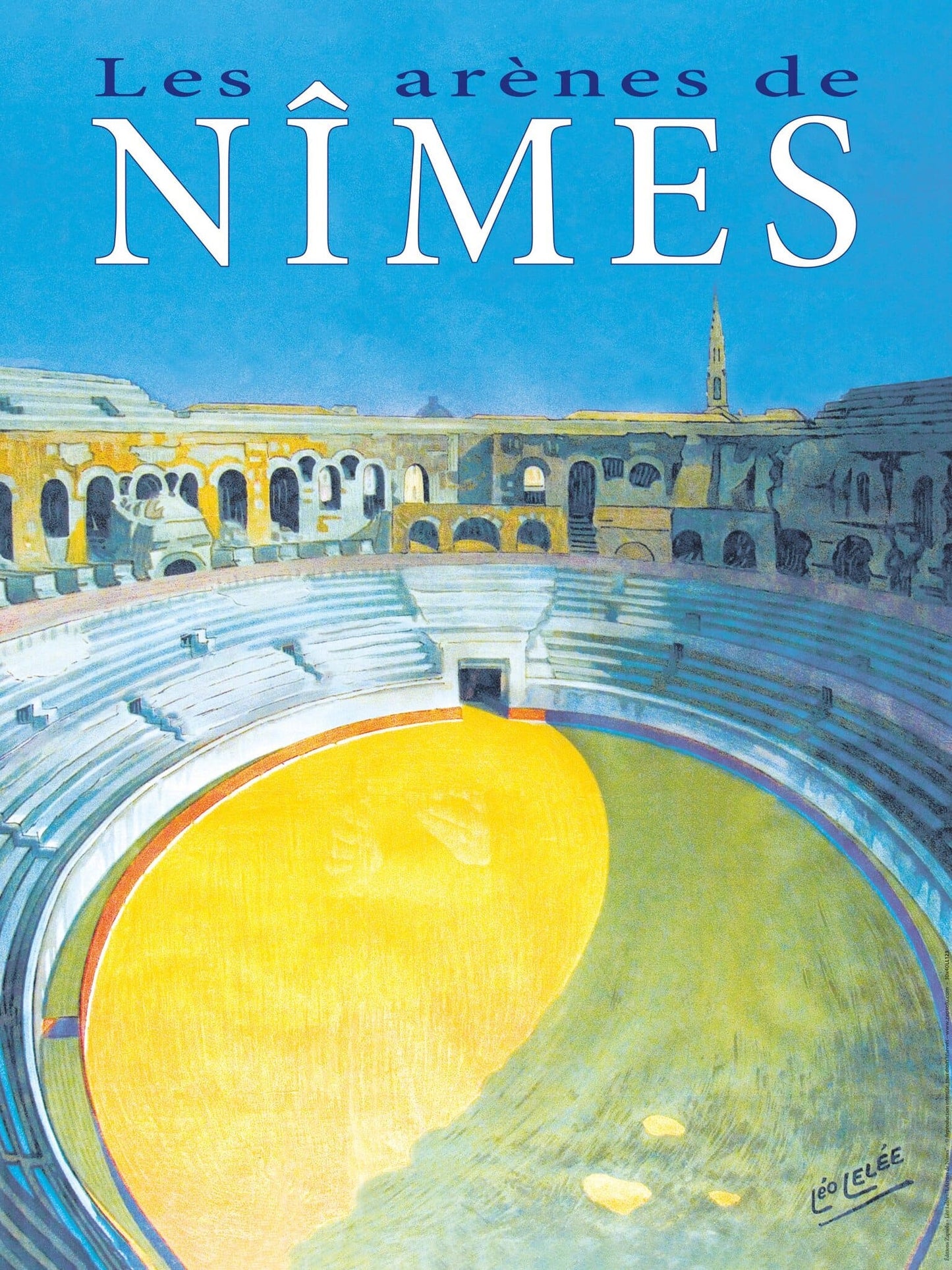 Reproduction d'Art : "Les arènes de Nîmes"
