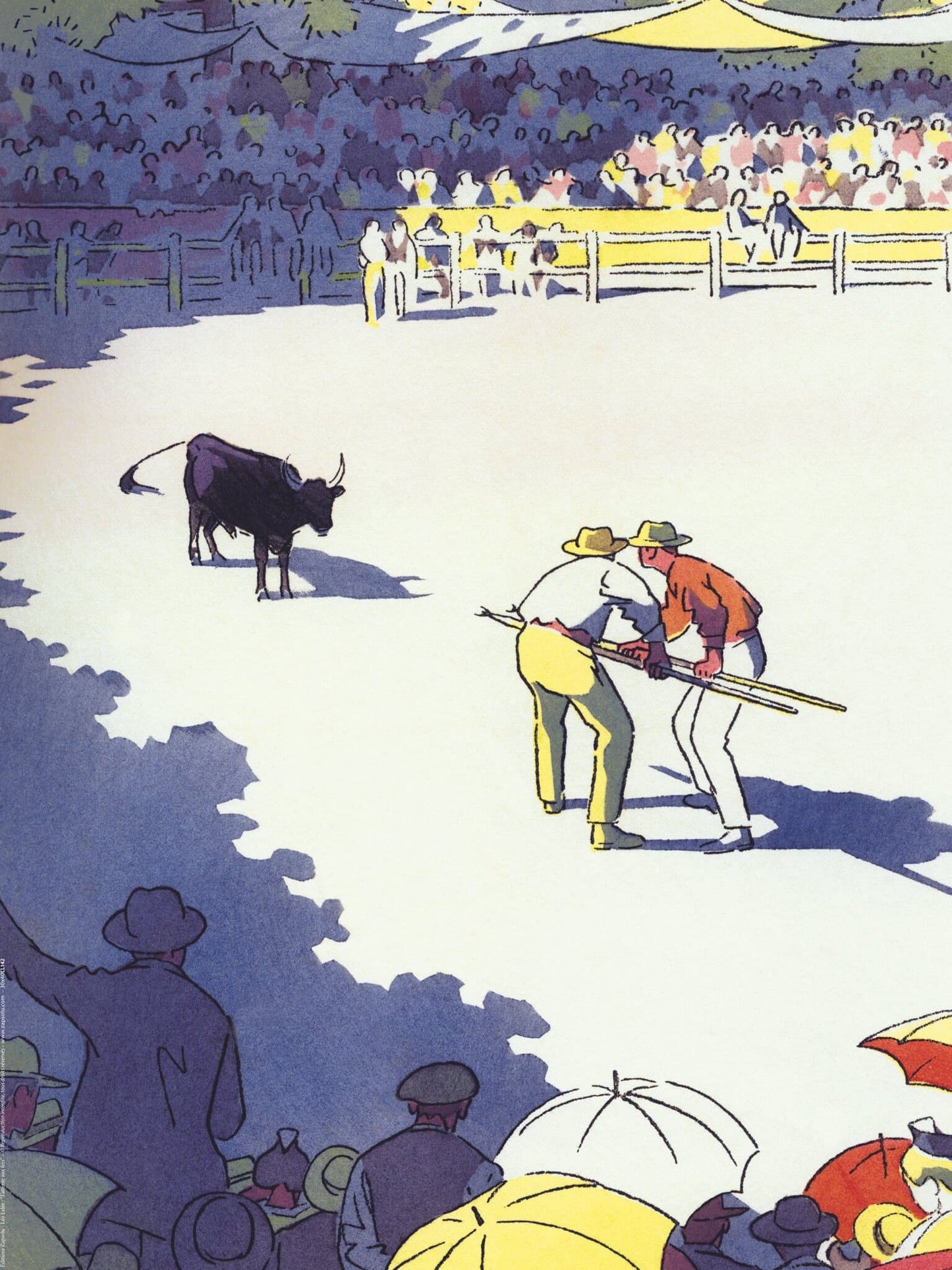 Affiche "L'attente aux fers" de Léo LELÉE