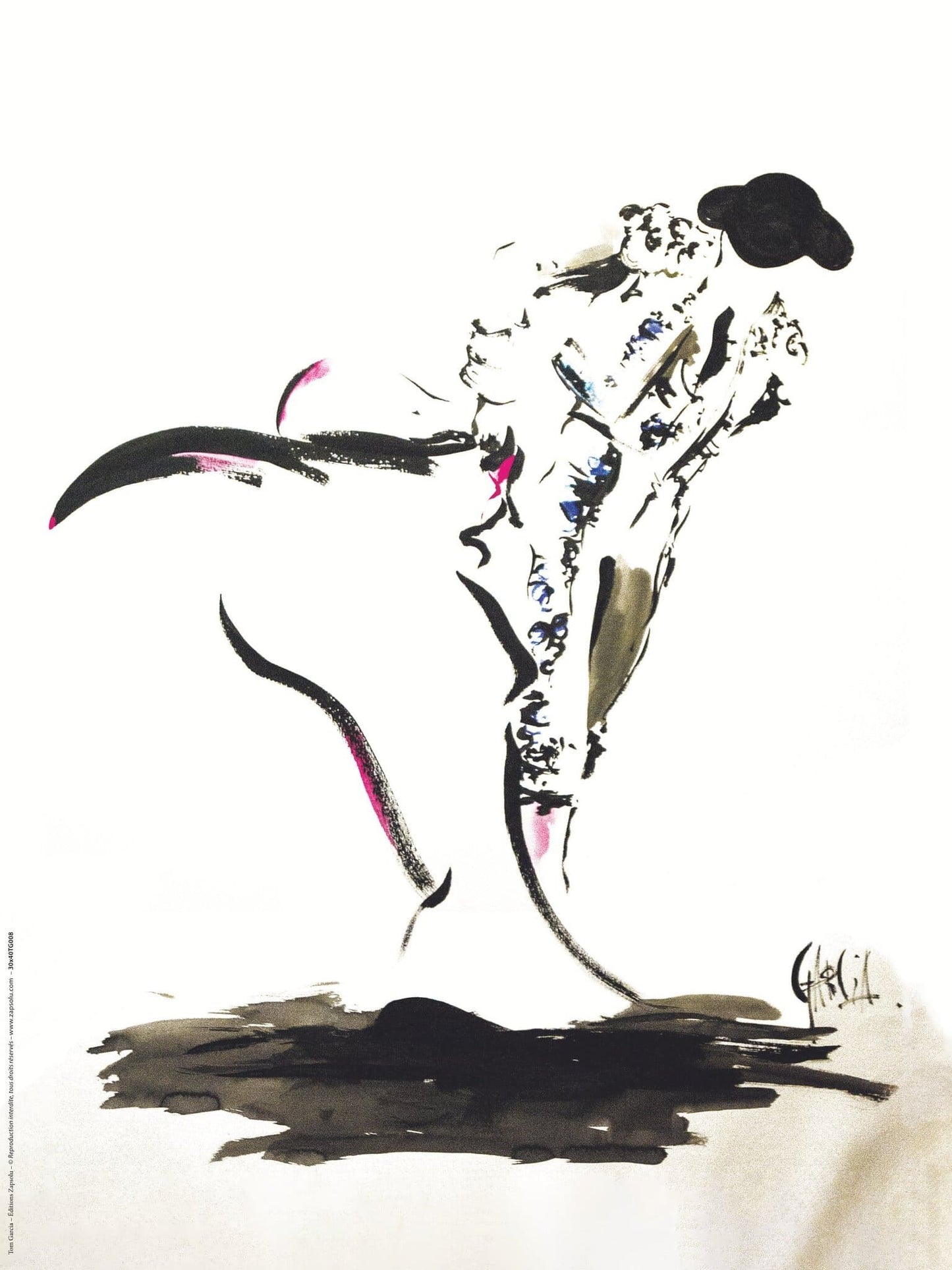Carte Postale : "Maestro" de Tom GARCIA