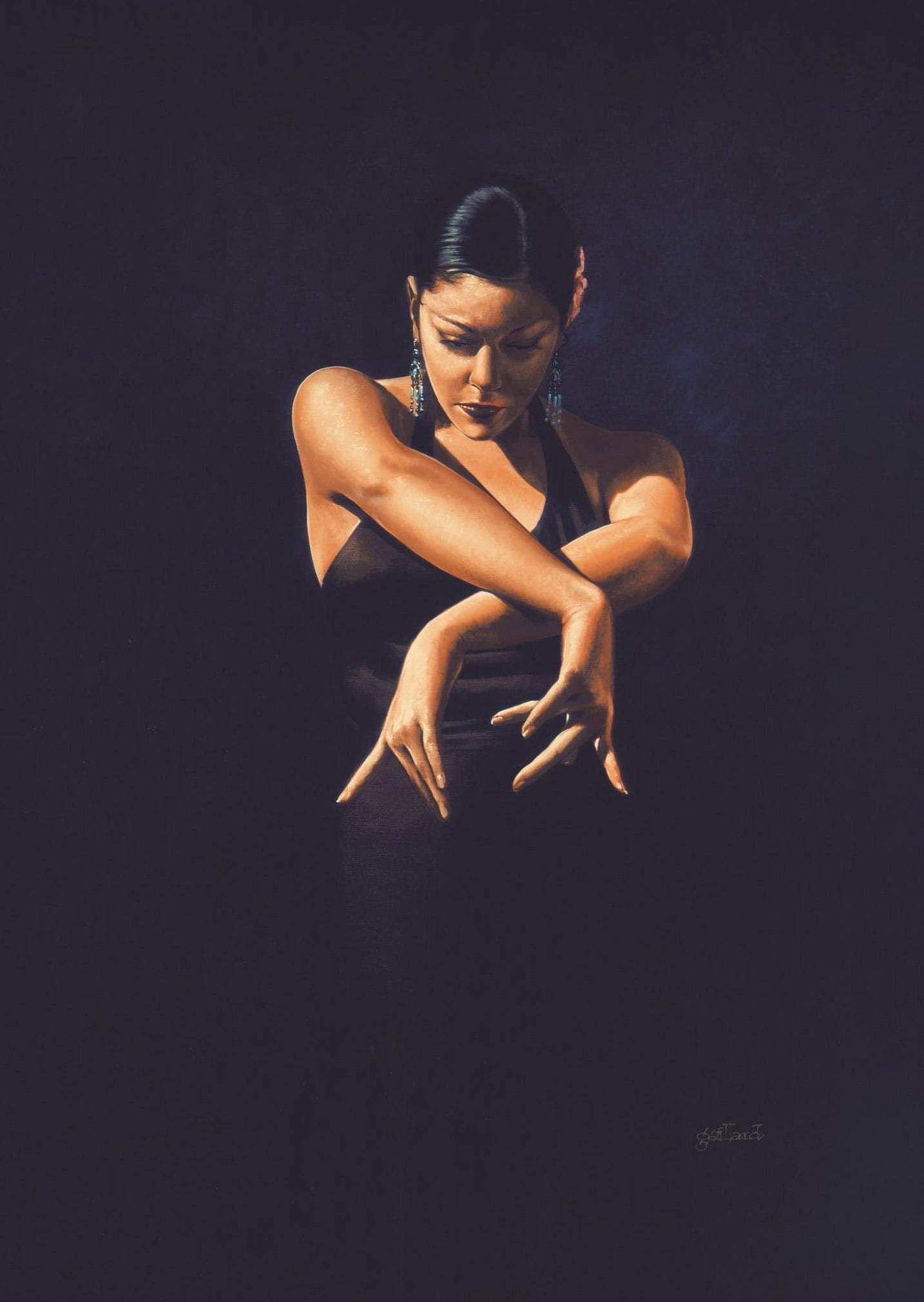 Reproduction d'Art : "Bailarina de Flamenco : Sharon Sultan"