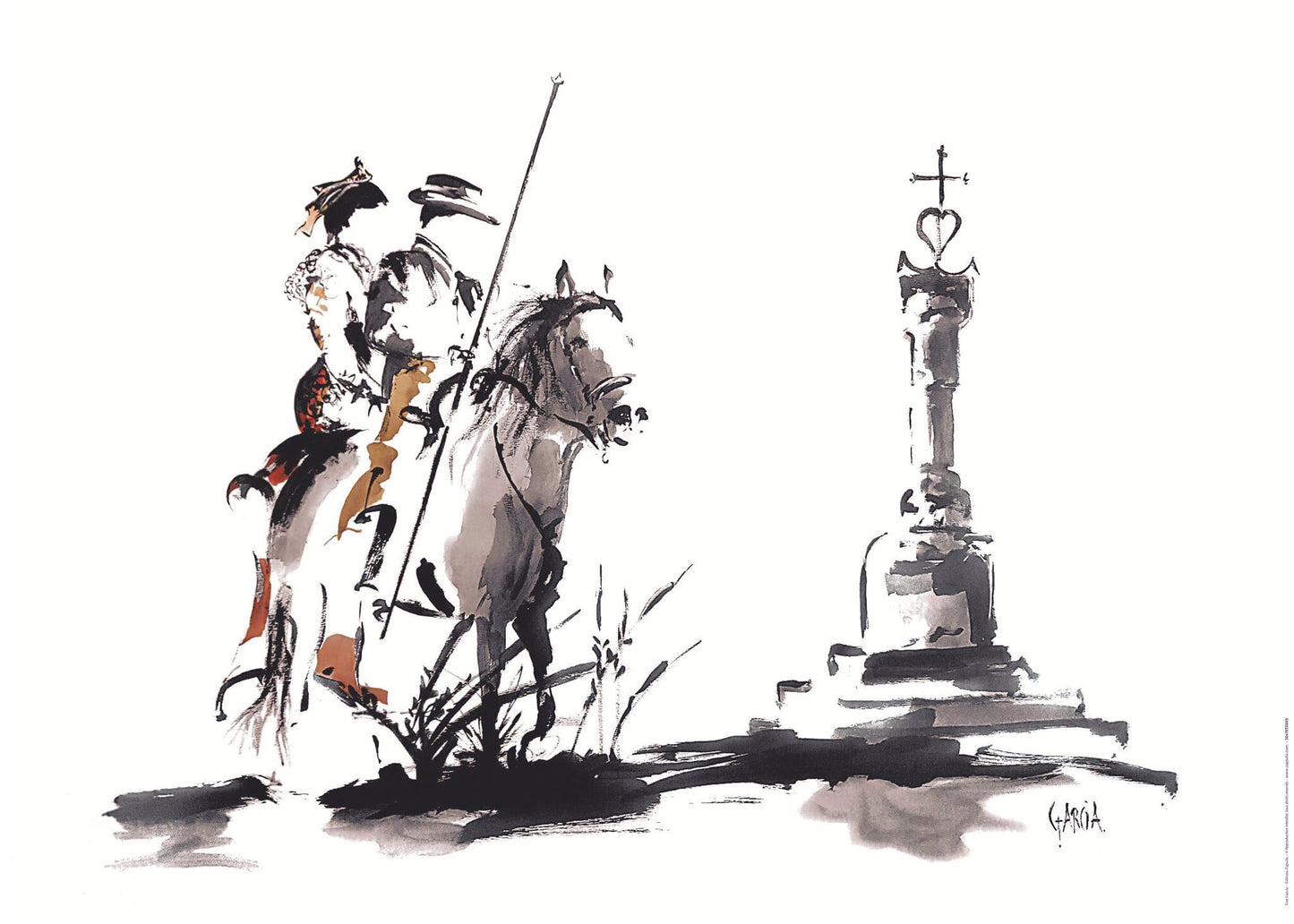 Affiche "Couple de Camargue" de Tom GARCIA