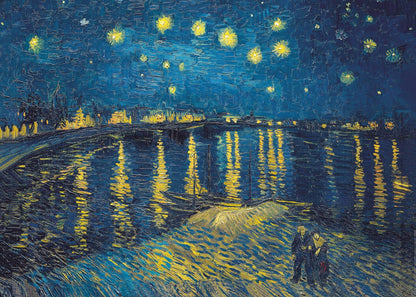 Reproduction d'Art : "Nuit étoilée sur le Rhône"