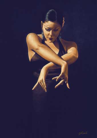 Carte Postale : "Bailarina de Flamenco : Sharon Sultan" de Christian GAILLARD