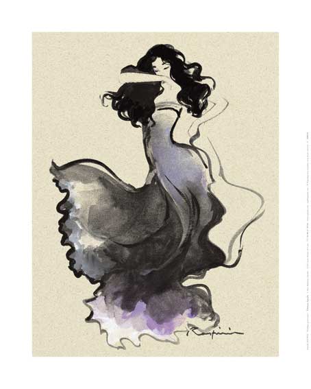 Affiche "Sévillane provocante" de Danielle RASPINI