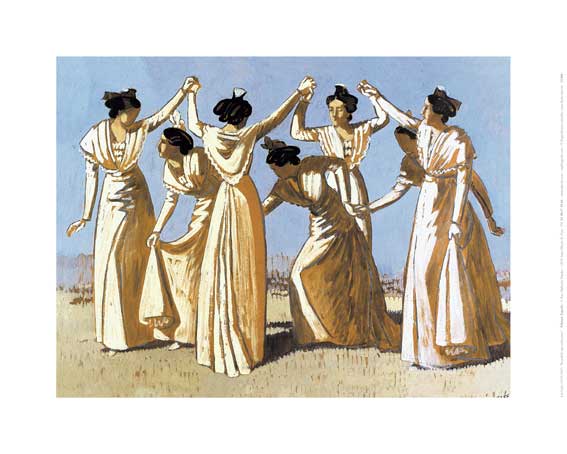 Affiche "Farandole aux sept Arlésiennes" de Léo LELÉE