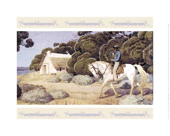 Affiche "Gardian à la cabane" de Léo LELÉE