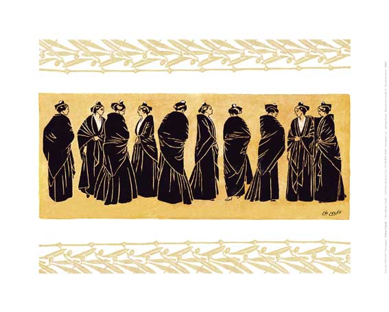 Affiche "Les Tanagras" de Léo LELÉE