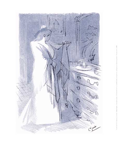 Affiche "Arlésienne à la commode" de Léo LELÉE