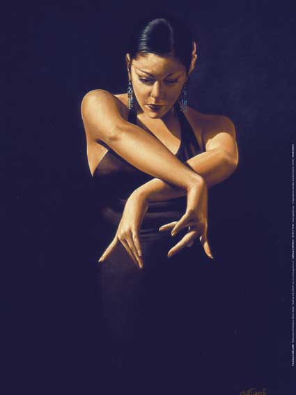 Reproduction d'Art : "Bailarina de Flamenco : Sharon Sultan" de Christian GAILLARD