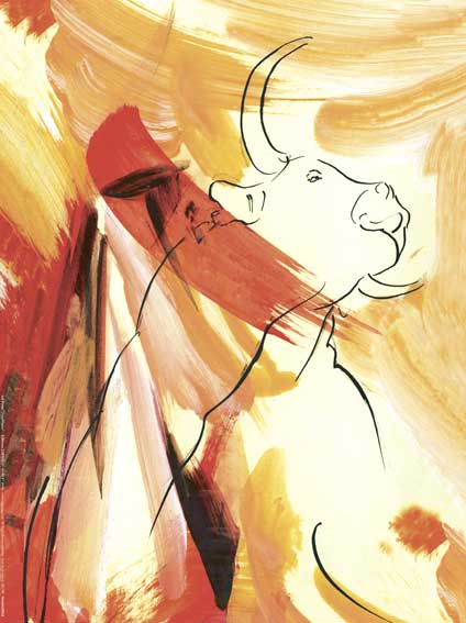 Affiche "Toro blanco" de Gil PIRÈS