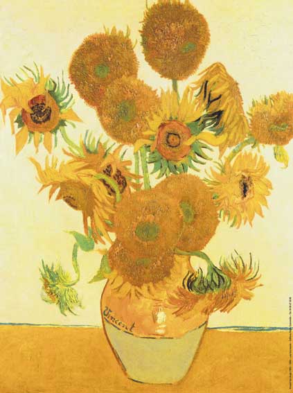 Affiche "Les Tournesols" de Vincent VAN GOGH