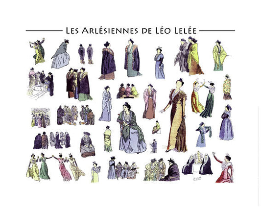 Reproduction d'Art : "Les Arlésiennes de Léo LELÉE" de Léo LELÉE