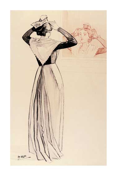 Affiche "La Coiffe" de Léo LELÉE