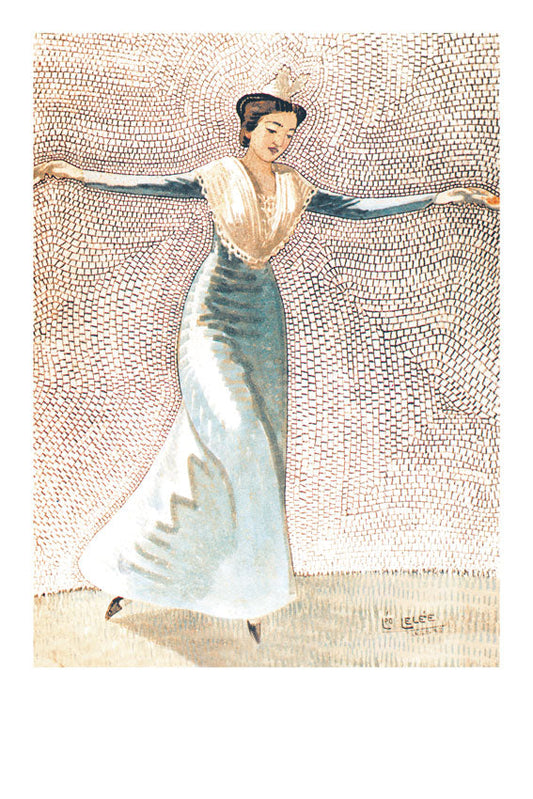 Reproduction d'Art : "Pas de danse d'une Tanagra" de Léo LELÉE