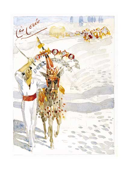 Affiche "La Carreto Ramado" de Léo LELÉE