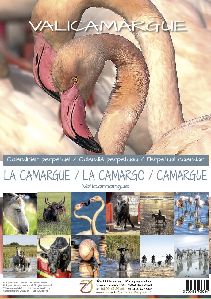 Calendrier perpétuel de Camargue de VALICAMARGUE