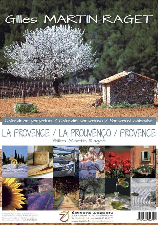 Calendrier perpétuel de Provence de Gilles MARTIN-RAGET