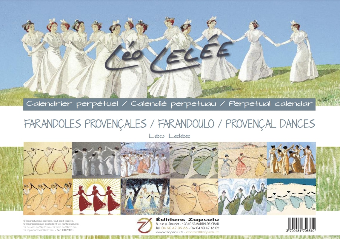 Calendrier perpétuel des Farandoles de Léo LELÉE