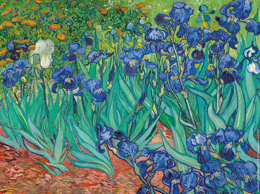 Carte Postale d'Art : "Les Iris" de Vincent VAN GOGH