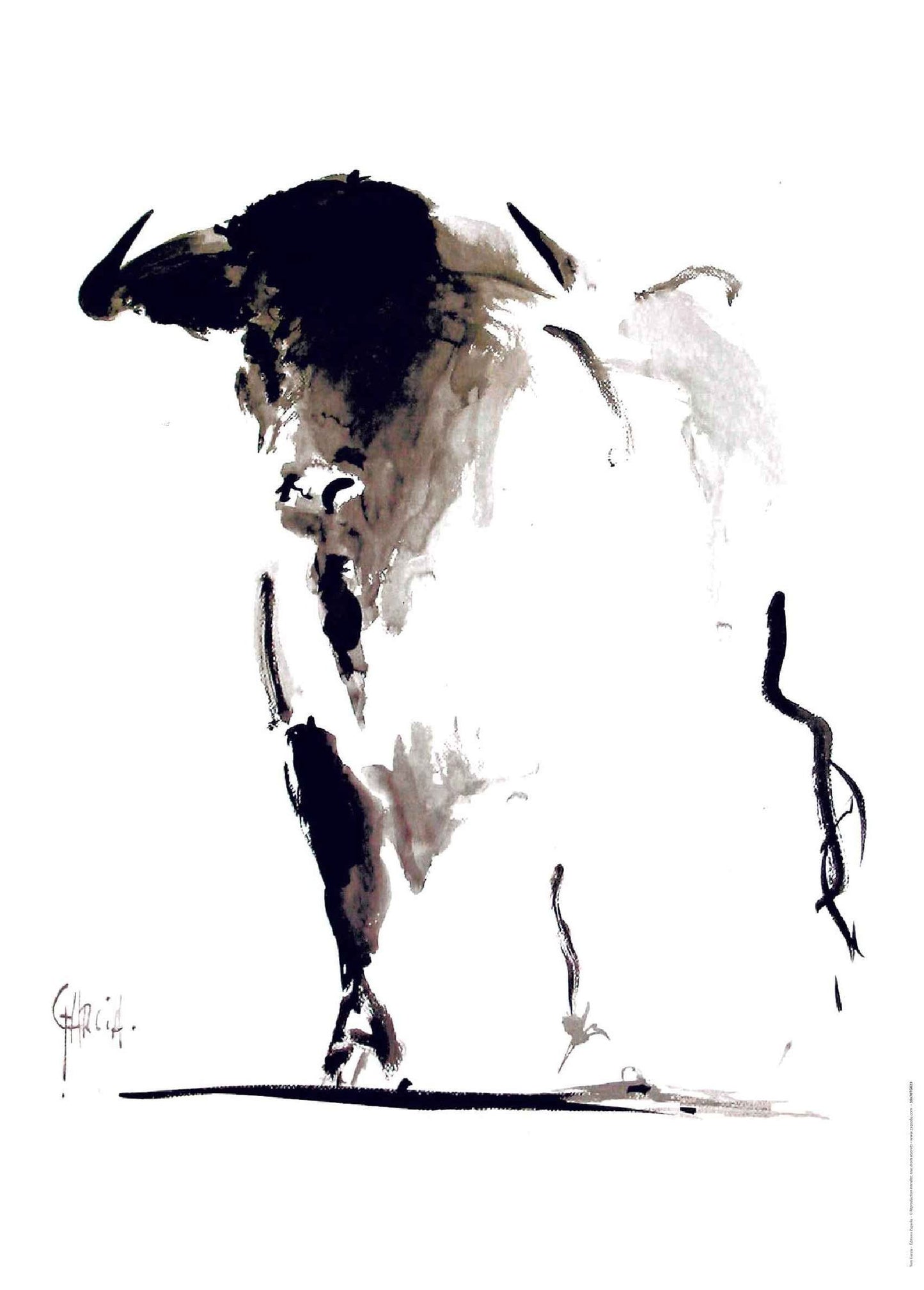 Reproduction d'Art : "Toro” de Tom GARCIA