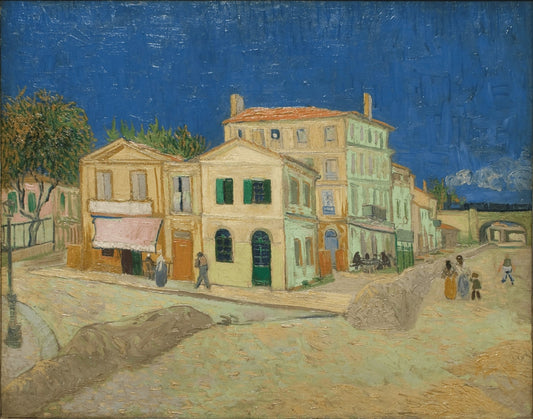 Carte Postale d'Art : "La Maison jaune" de Vincent VAN GOGH