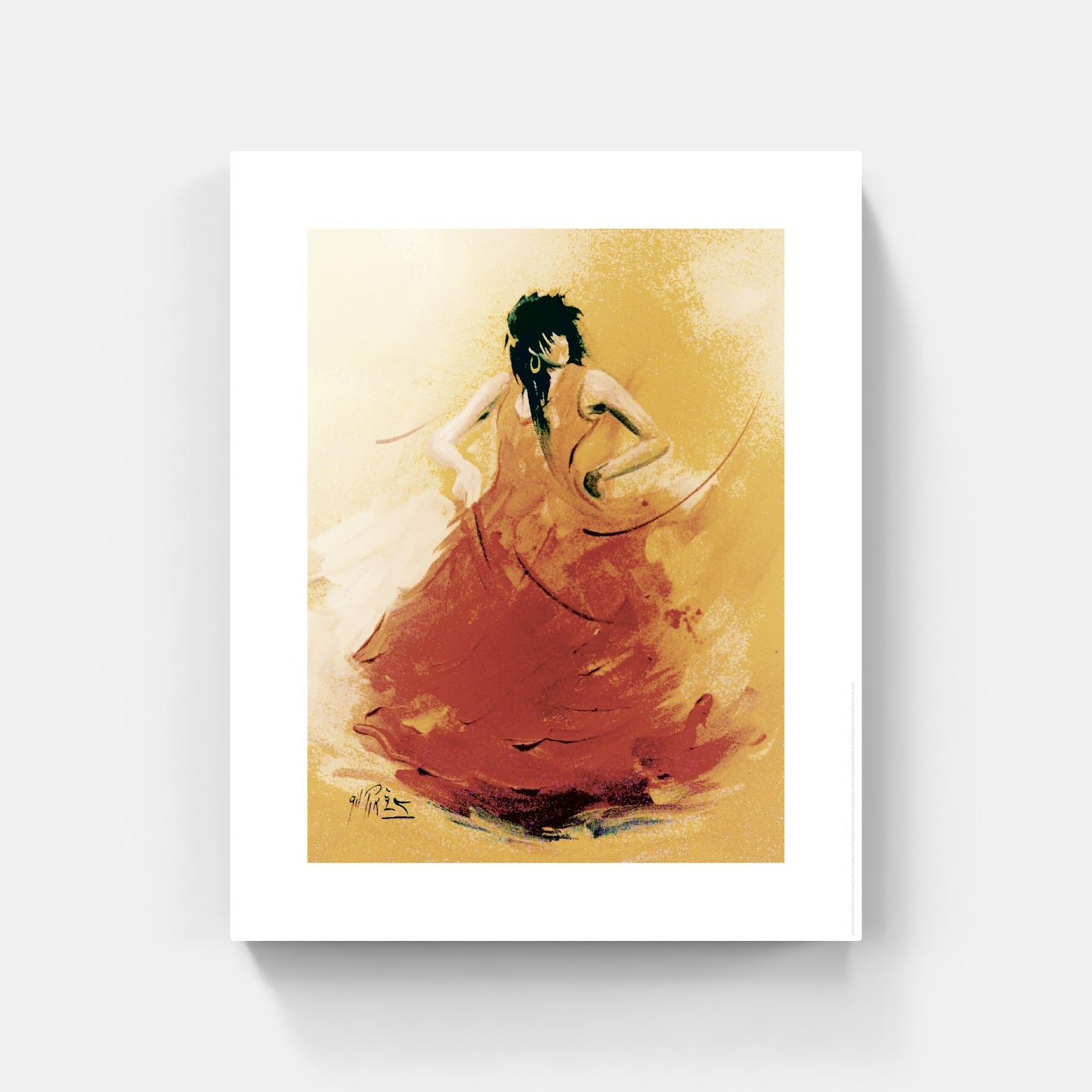 Affiche "Andalouse orangée" de Gil PIRÈS